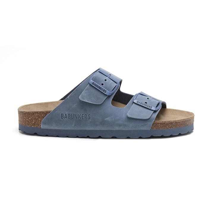 SANDALIA BABUNKERS AZUL