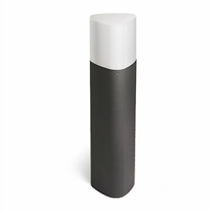 Forlight Baliza Ip44 Mandela 500Mm E27 23W Gris Urbano 1500Lm