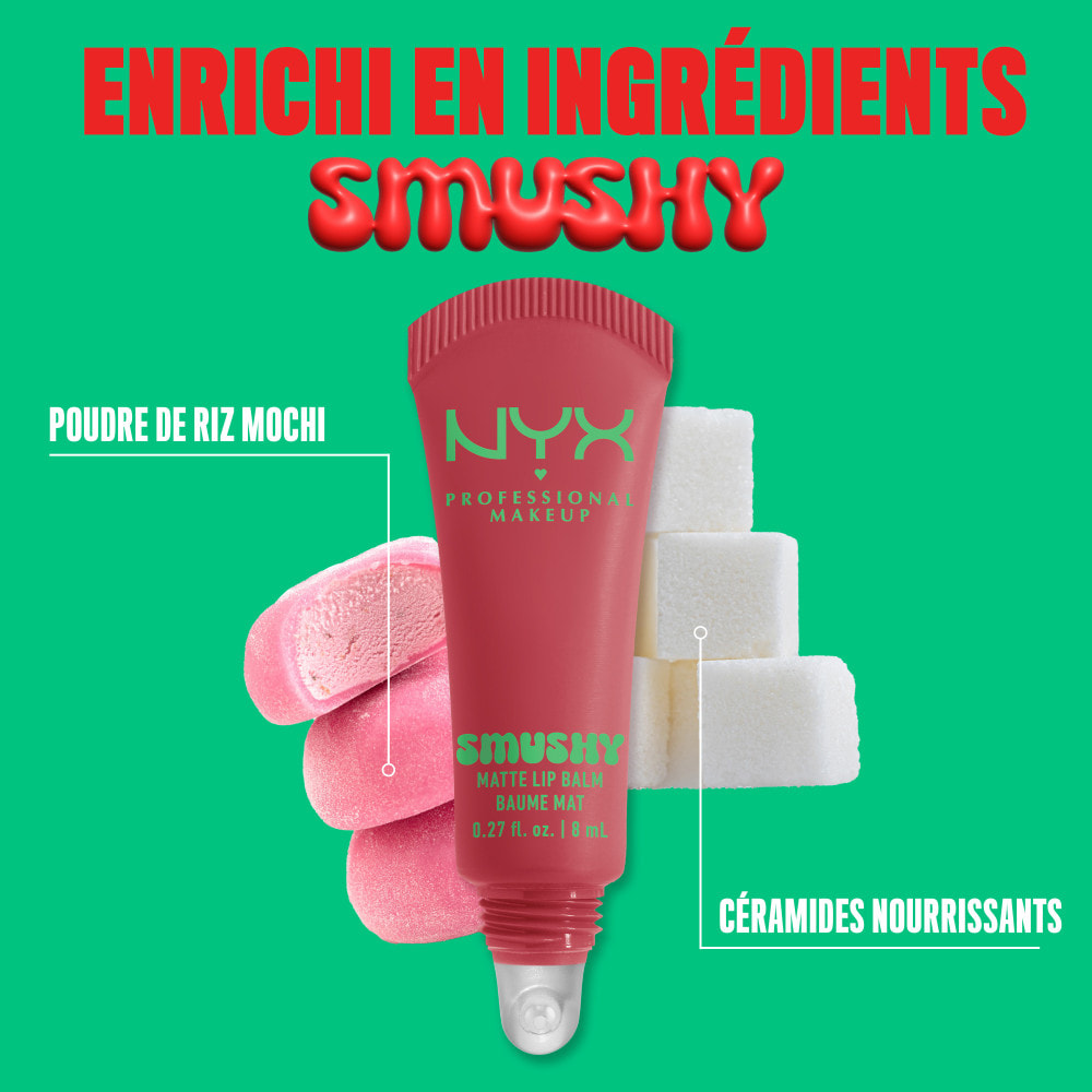 NYX Professional Makeup Smushy baume à lèvres teinté Snuggle Szn