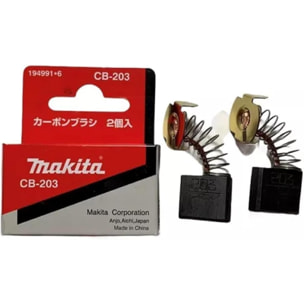 Juego de escobillas de carbón CB-203 - Par - MAKITA - 194991-6
