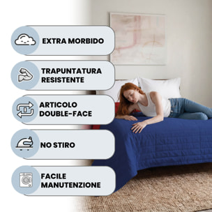 TRAPUNTINO ESTIVO ELEGANT PIAZZA E MEZZA, BICOLORE