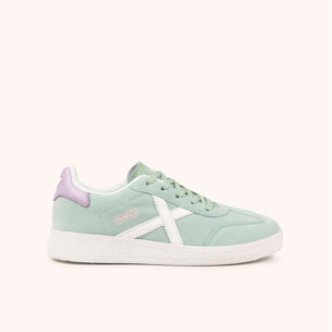 Zapatillas Infantiles Verde Agua con Cordones y Detalles Lila MUNICH MINI BARRU 17
