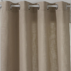 Rideau "Clem" beige 140x260cm