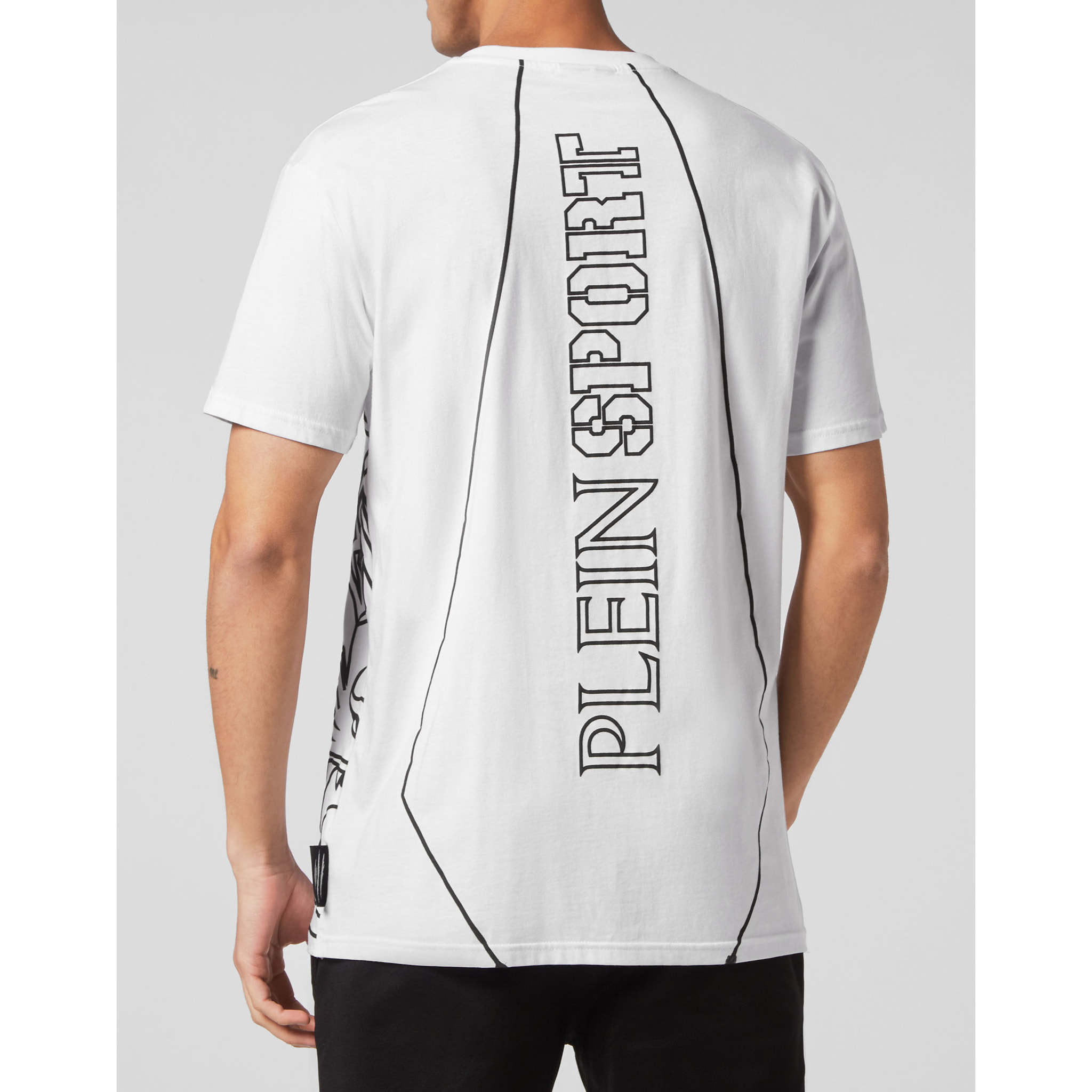 PLEIN SPORT Camiseta de cuello redondo y manga corta TIGER
