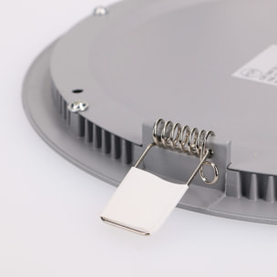 FORLIGHT Downlight Ip23 Easy Round Ø170Mm Led 10W 3000K Gris 690Lm