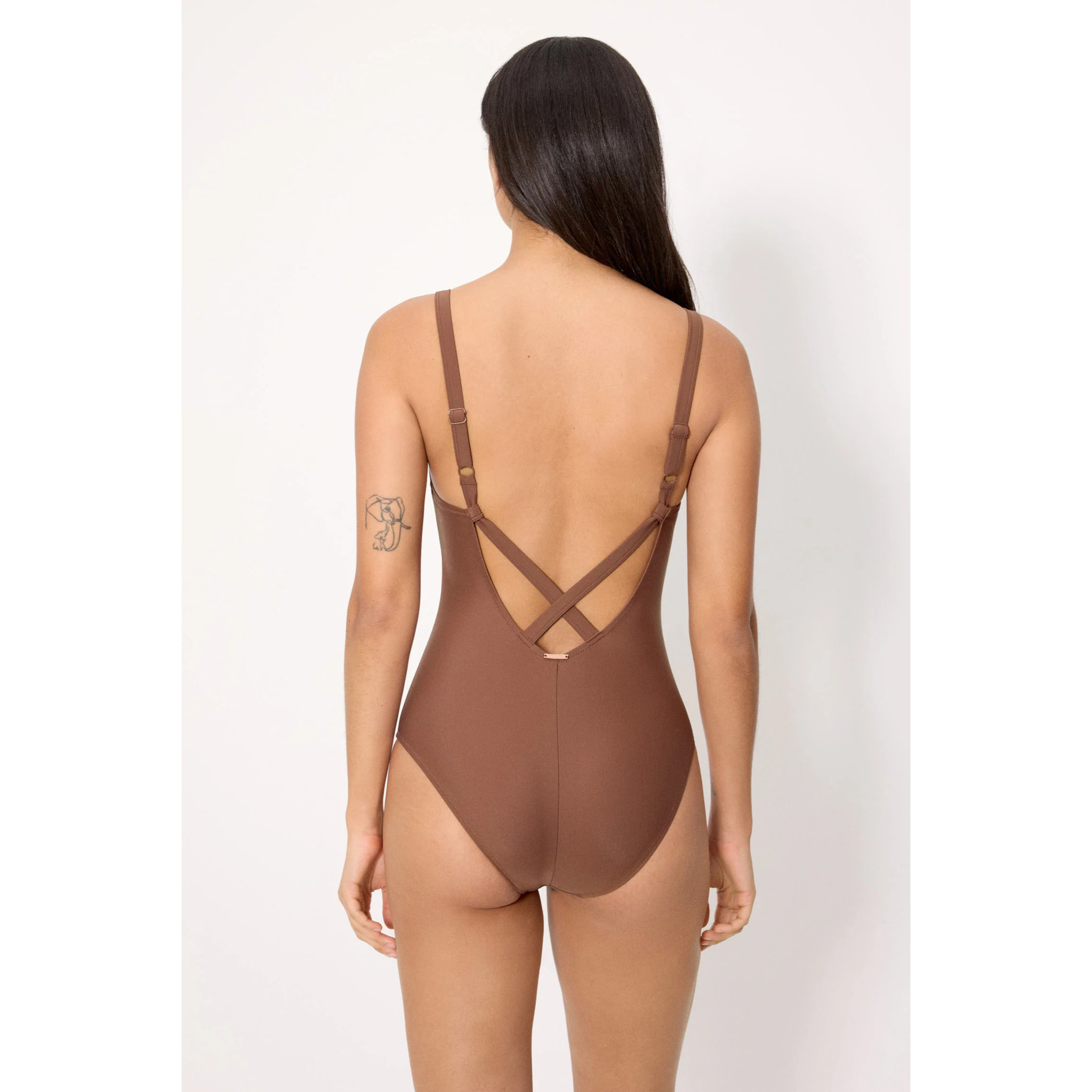 Costume da donna modellante Marrone
