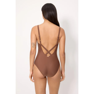 Costume da donna modellante Marrone