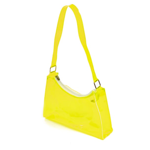 Zeri bolso de hombro de PVC transparente.