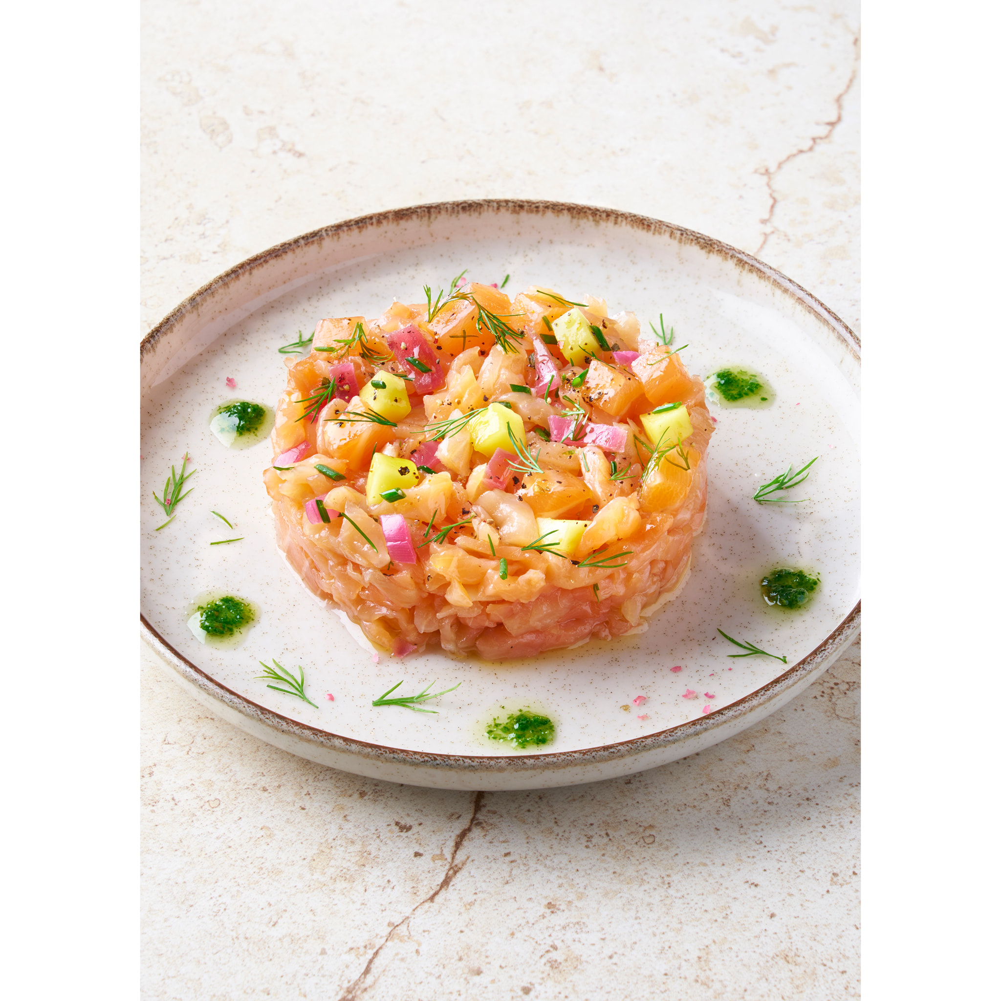 Tartare de saumon fumé - Barquette 450g