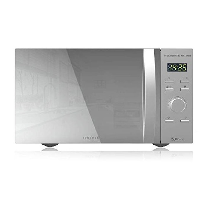 Cecotec Micro-ondes de 30 L avec grill ProClean 9110 Full Inox