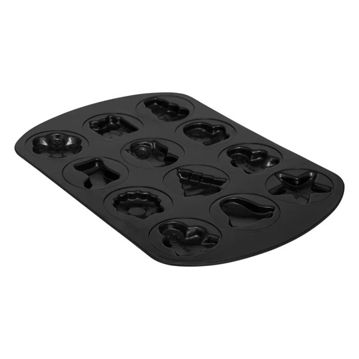 Moule à gâteau Noël L41,8cm noir