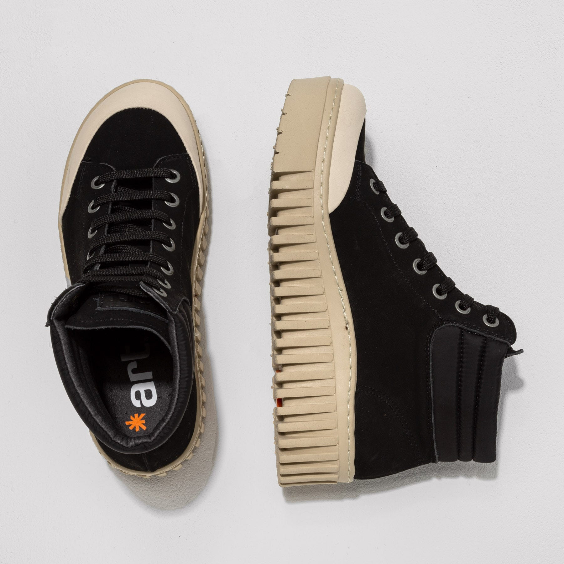 Botines 1532 NOBUCK-W BLACK/BRIGHTON color Black