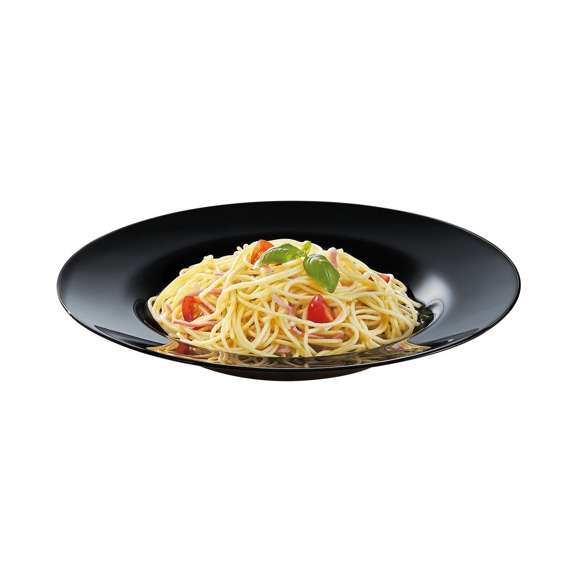 6 platos llanos negros 29 cm Friend's Time - Luminarc