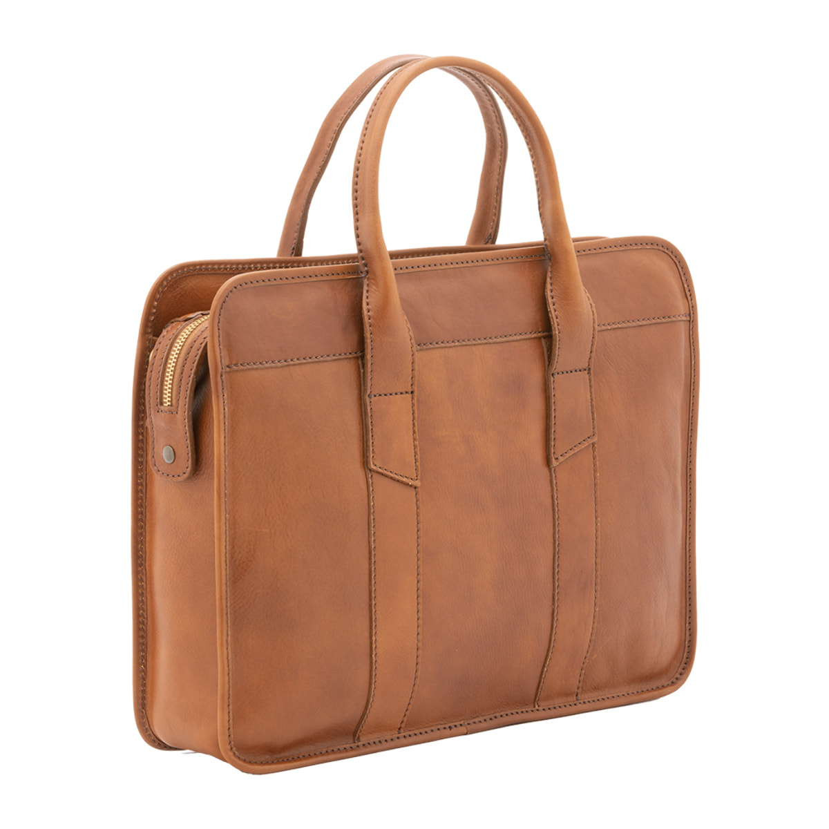 Borsa a mano  unisex In Vera pelle Made in Italy 40x30x8 cm