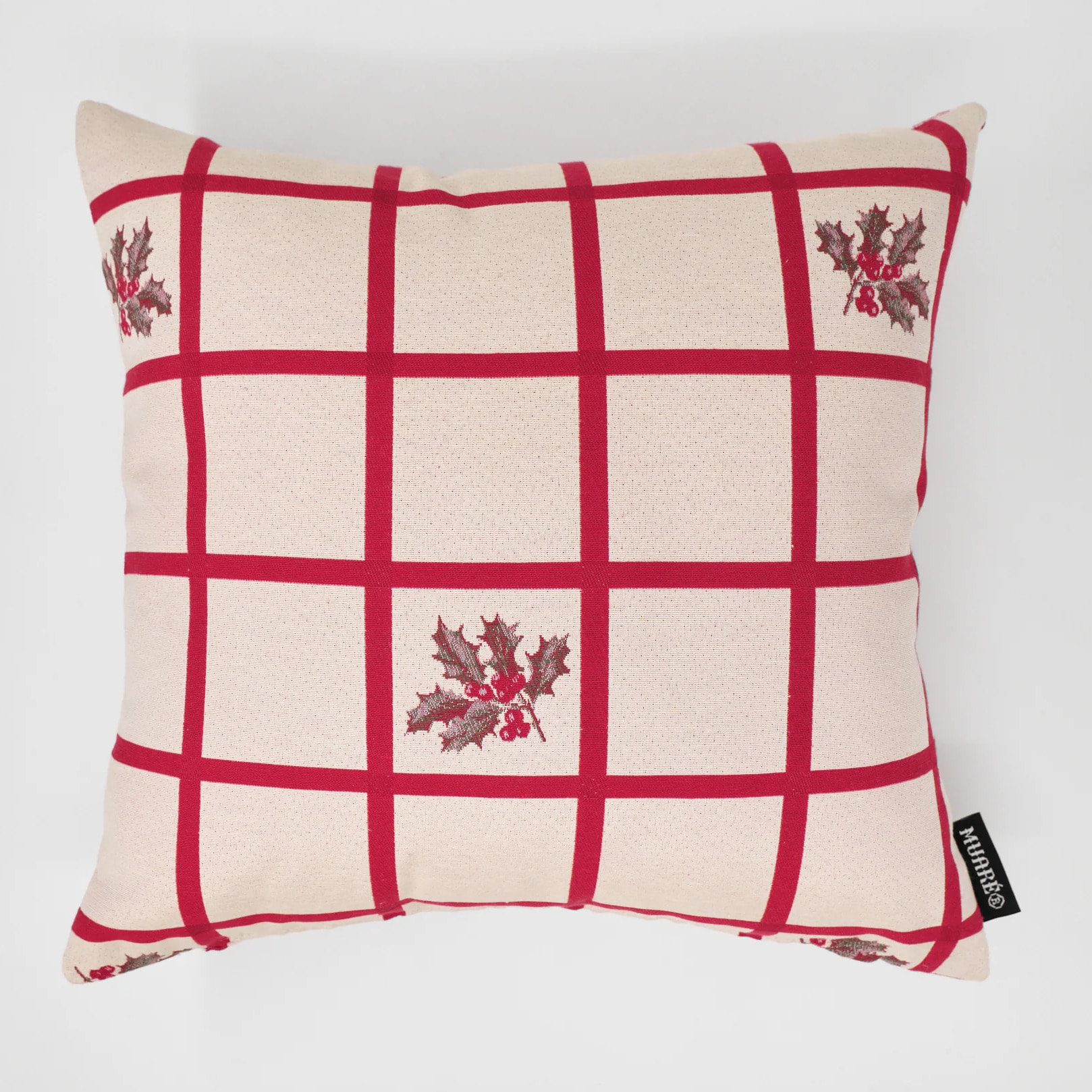 Housse de coussin jacquard réversible 45x45 cm 33744B