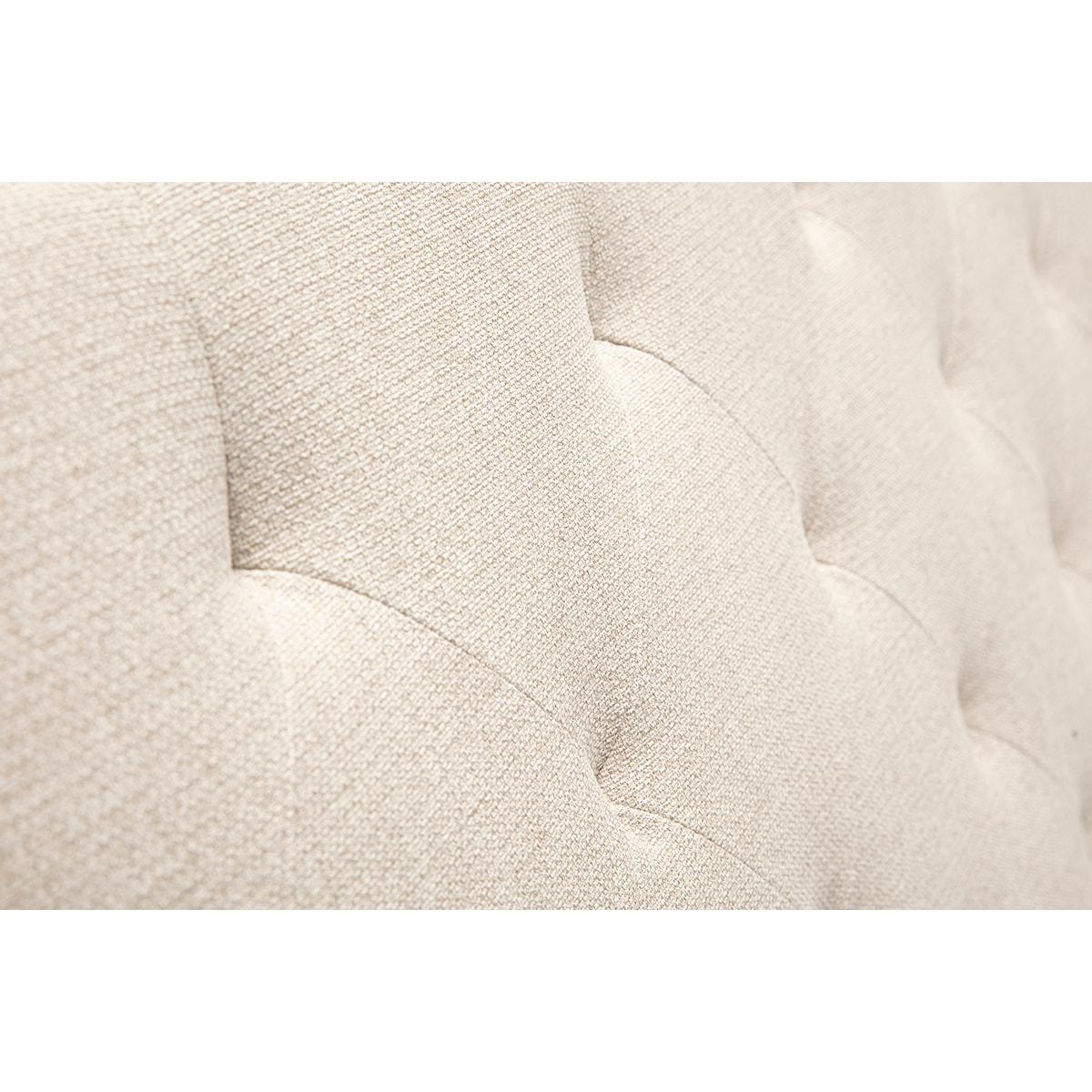 Tête de lit capitonnée en tissu naturel L160 cm ENGUERRAND