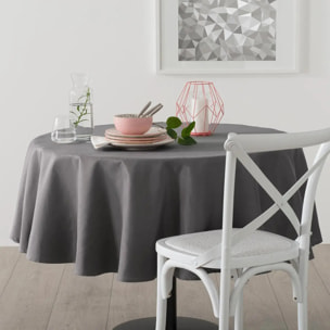 Nappe anti-tâche gris - D180 cm