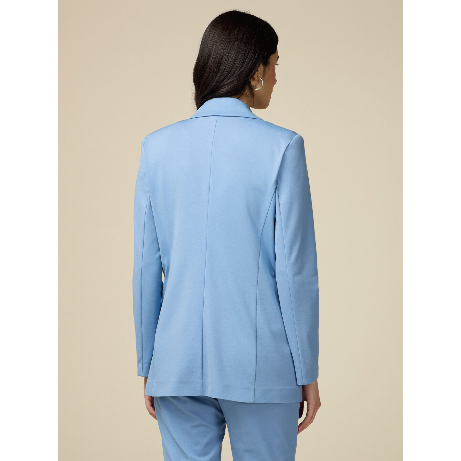 Oltre - Blazer de punto milano - Light - blue