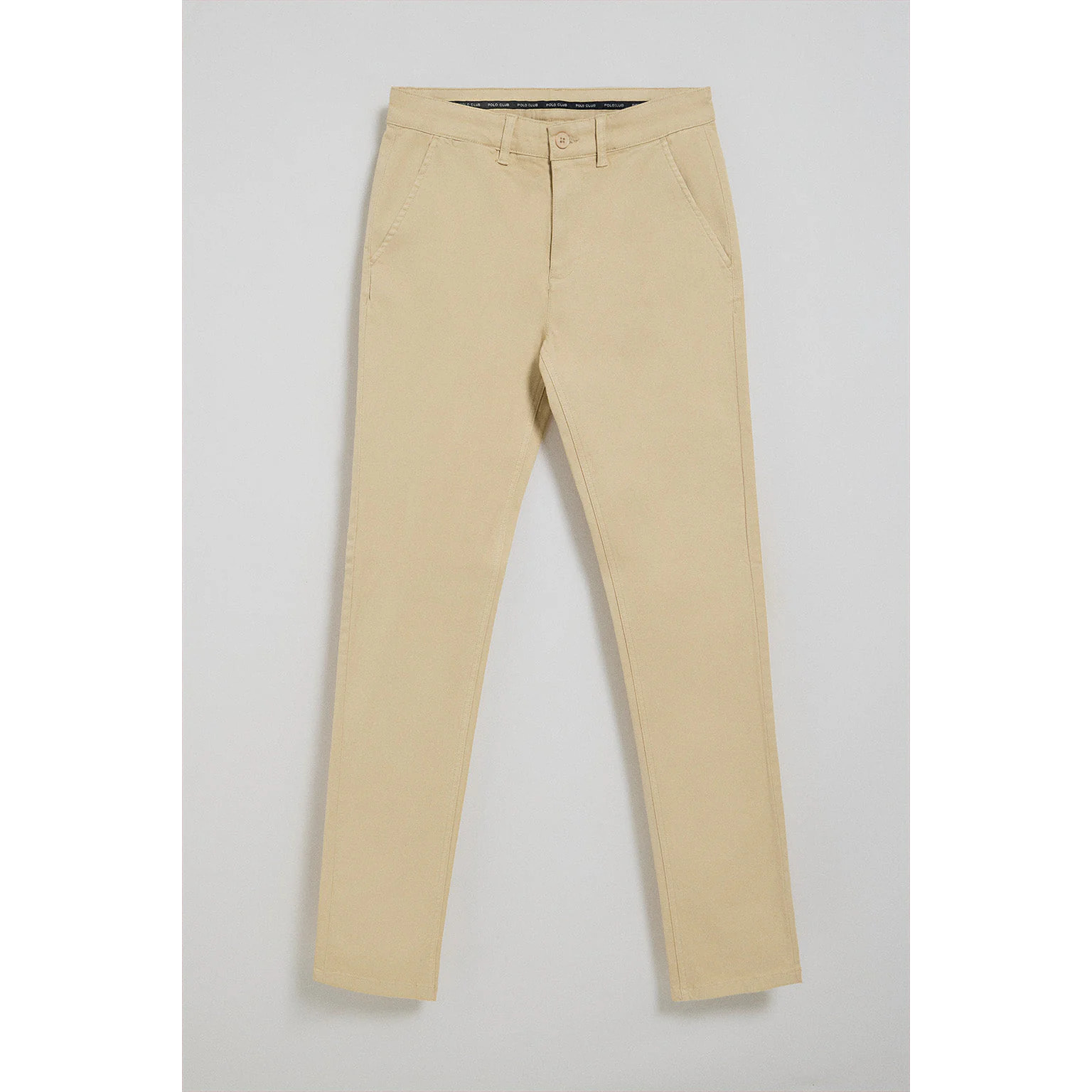 Pantaloni chino slim Moore avorio