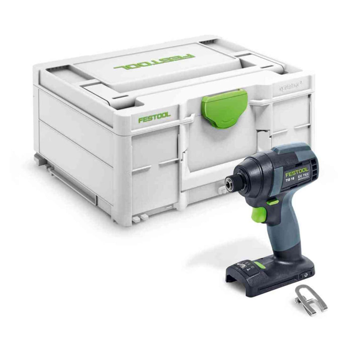 Visseuse à chocs sans fil TID 18-Basic - FESTOOL - sans batterie ni chargeur - Systainer3 - 576481