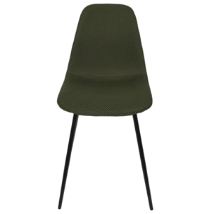 Chaise Atome Kaki - Lot De 4