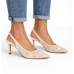 Decolletè ricamati - tacco 8,5 cm
