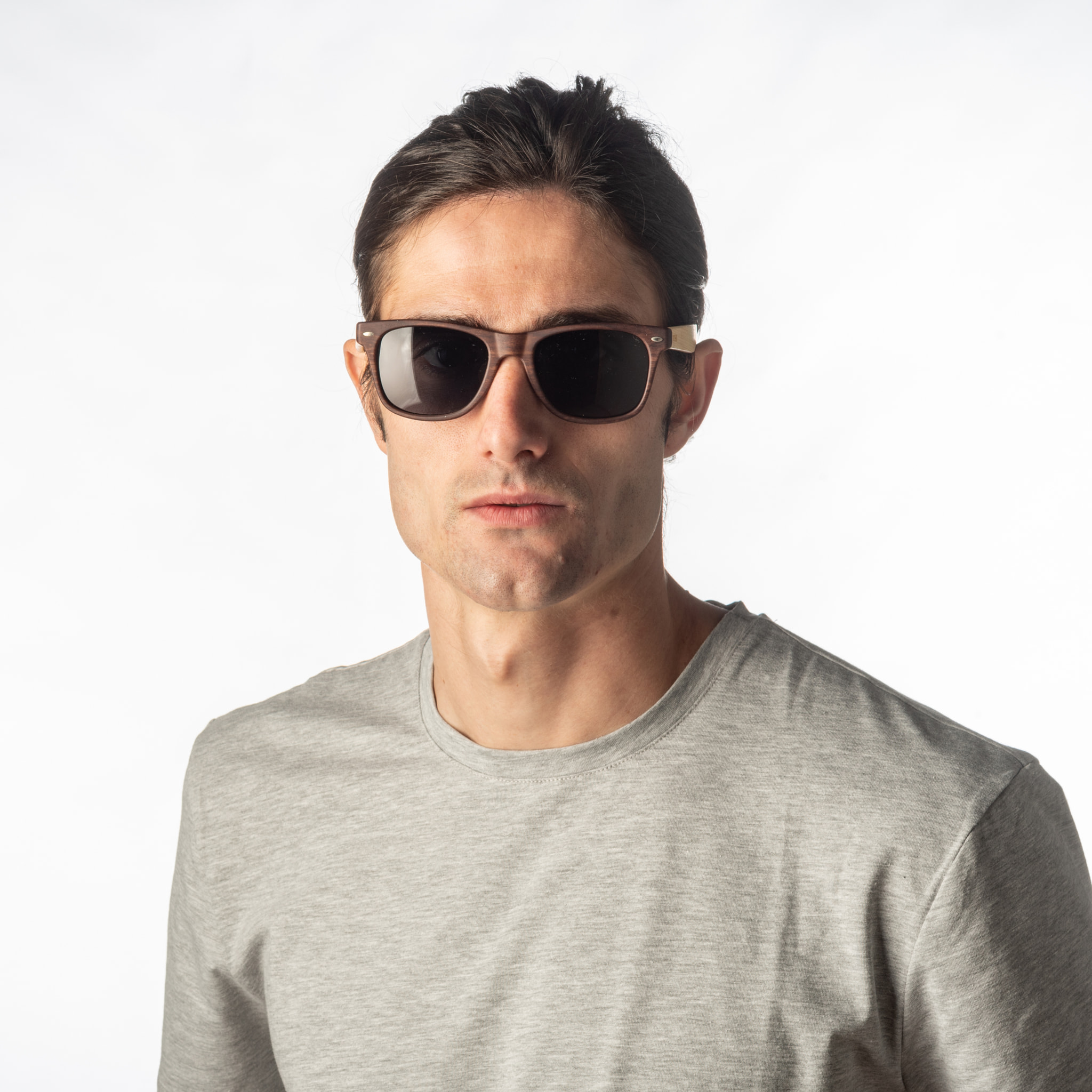 GAFAS DE SOL OCEAN BEACH WOOD de color Marron