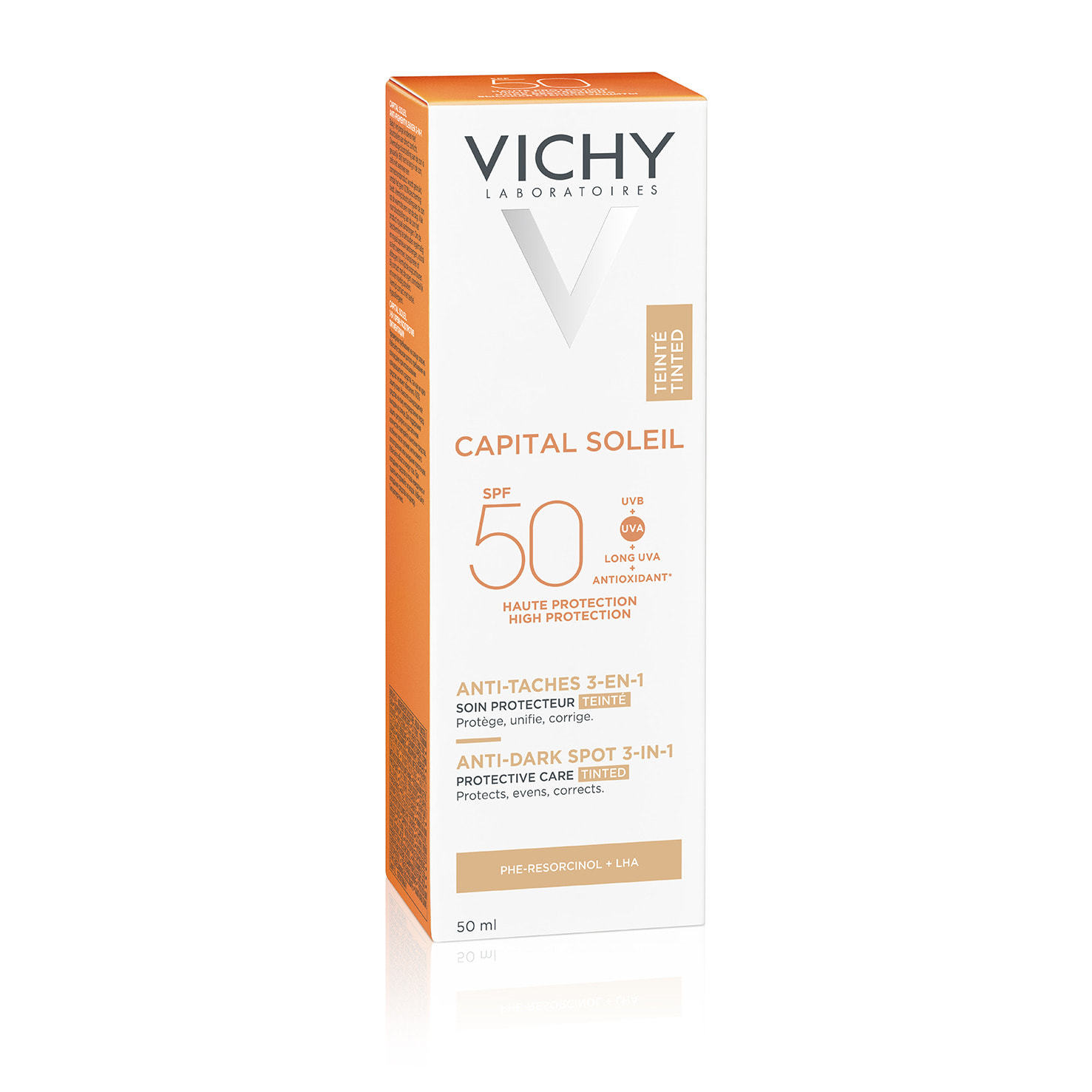 Capital Soleil Soin Anti-Taches Teinté SPF50+ 50ml