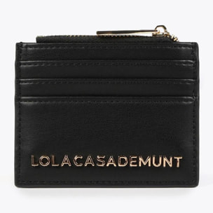 Portafoglio nero e dorato