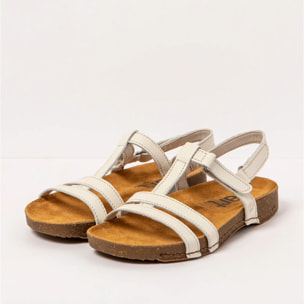 Sandalias 0946 NAPPA CREAM/ I BREATHE color Cream