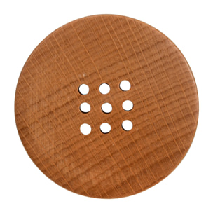 Bergner NATURALLY Juego de Salero + Pimentero en madera Ø5x15,3cm