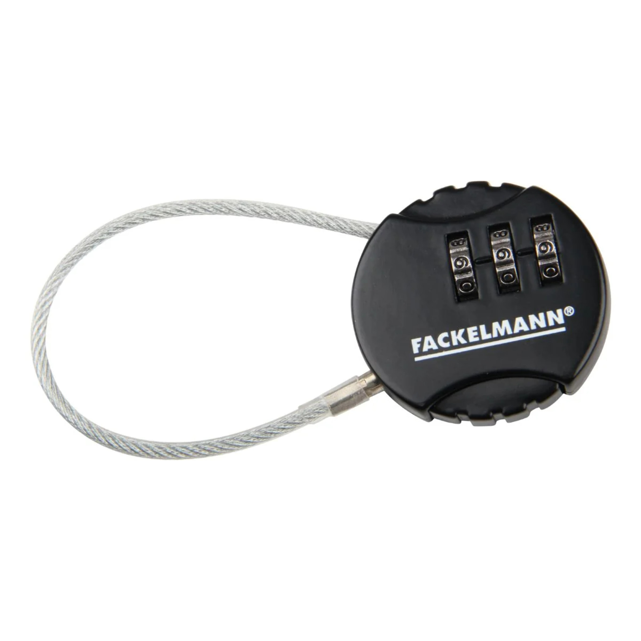 Cadenas câble à code à 3 chiffres Fackelmann Tecno