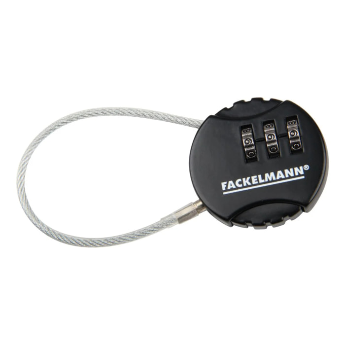 Cadenas câble à code à 3 chiffres Fackelmann Tecno