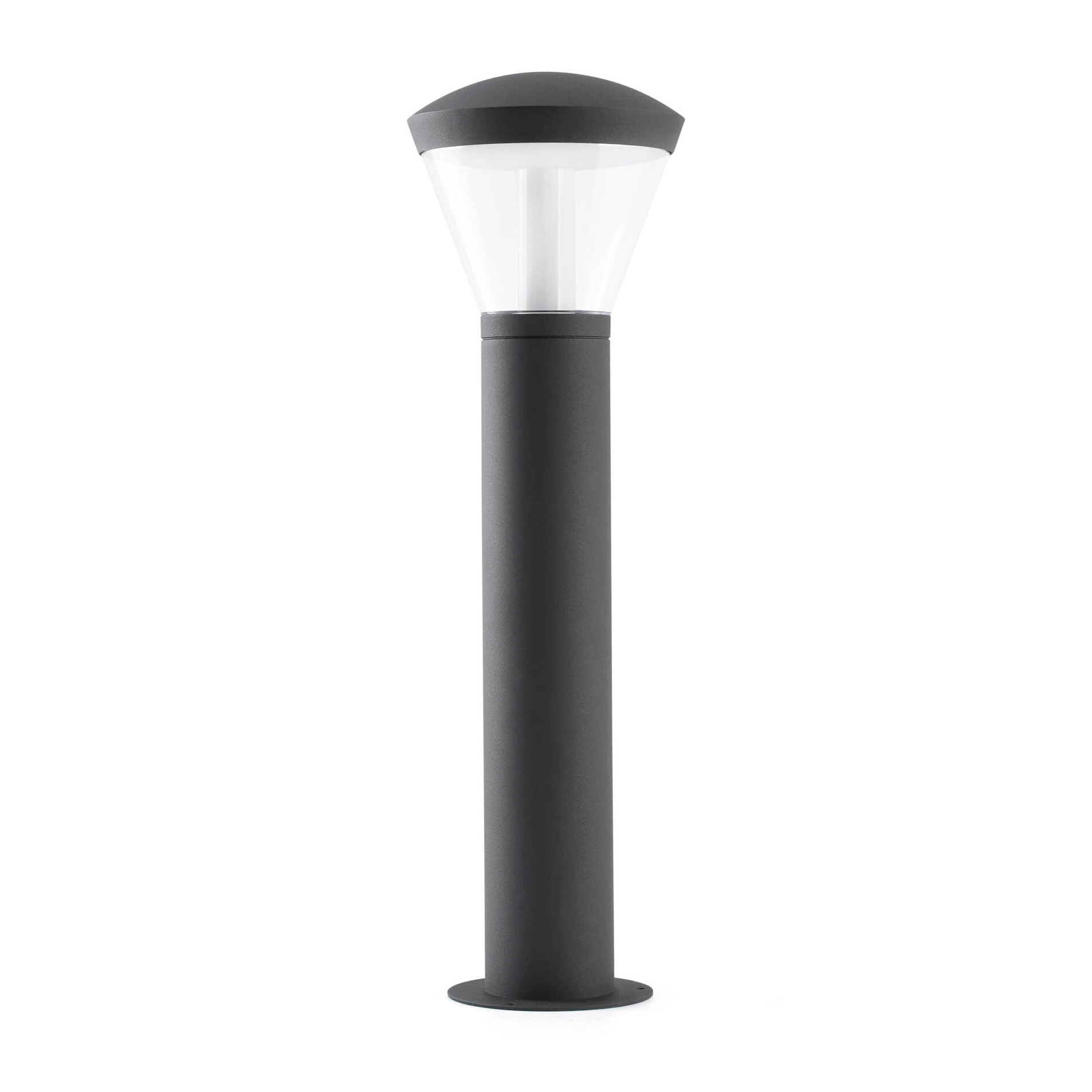 SHELBY LED Lampe balise gris foncé h 62.5cm