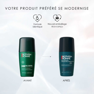 Day Control  - Déodorant Bio 24h pour Homme sans Sels d'Aluminium 75 ml