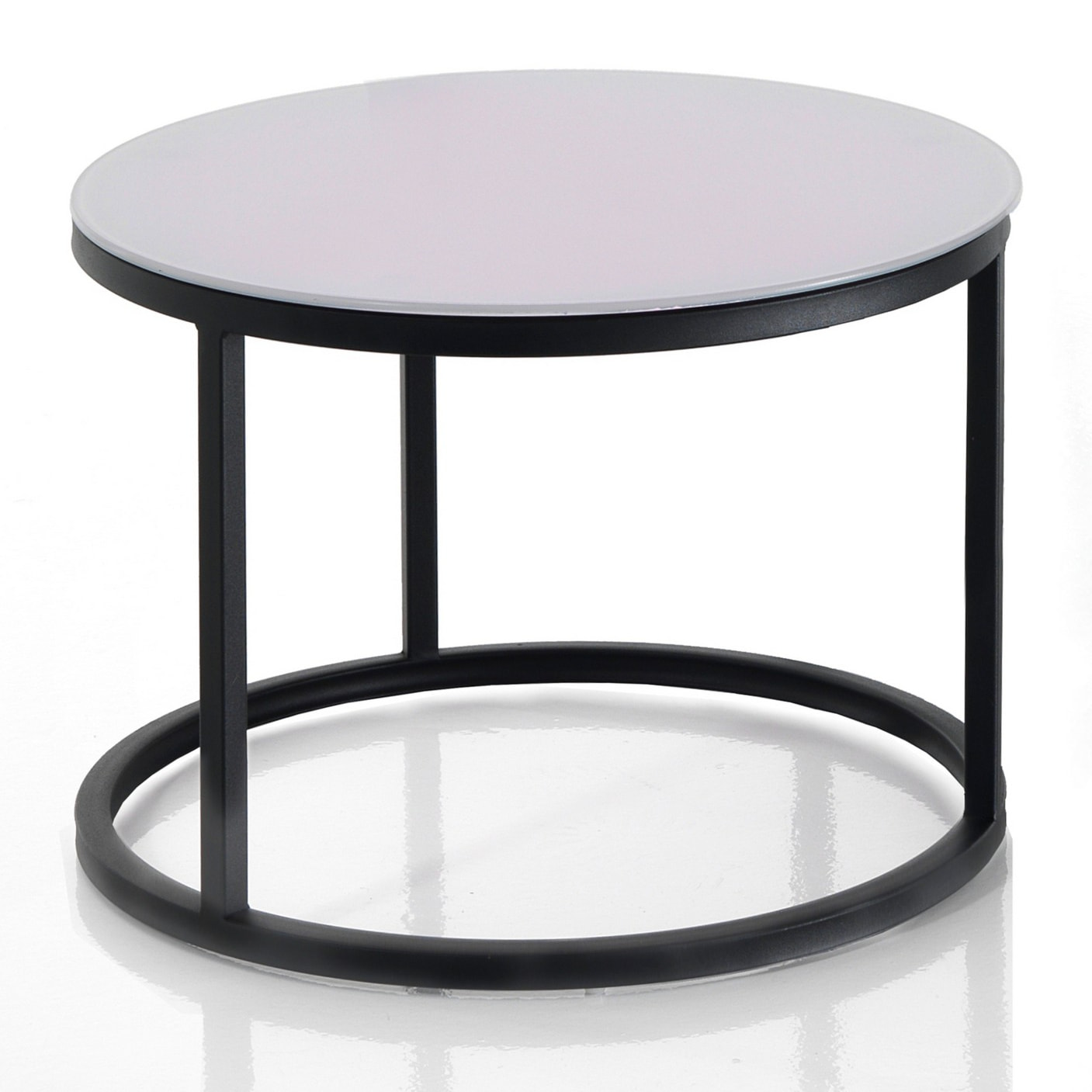 Tomasucci Ensemble de 2 tables basses GABRIEL EVO NoirS