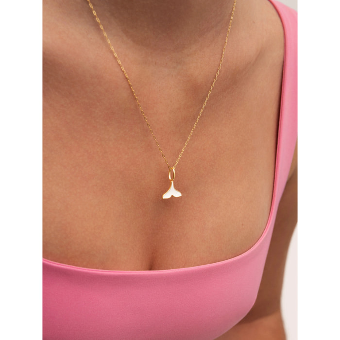 Charm Sirena Baño Oro