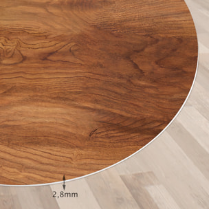 VINILIKO, set de 4 individuales de mesa Madera cerezo 4u-[Diam] 40 cm