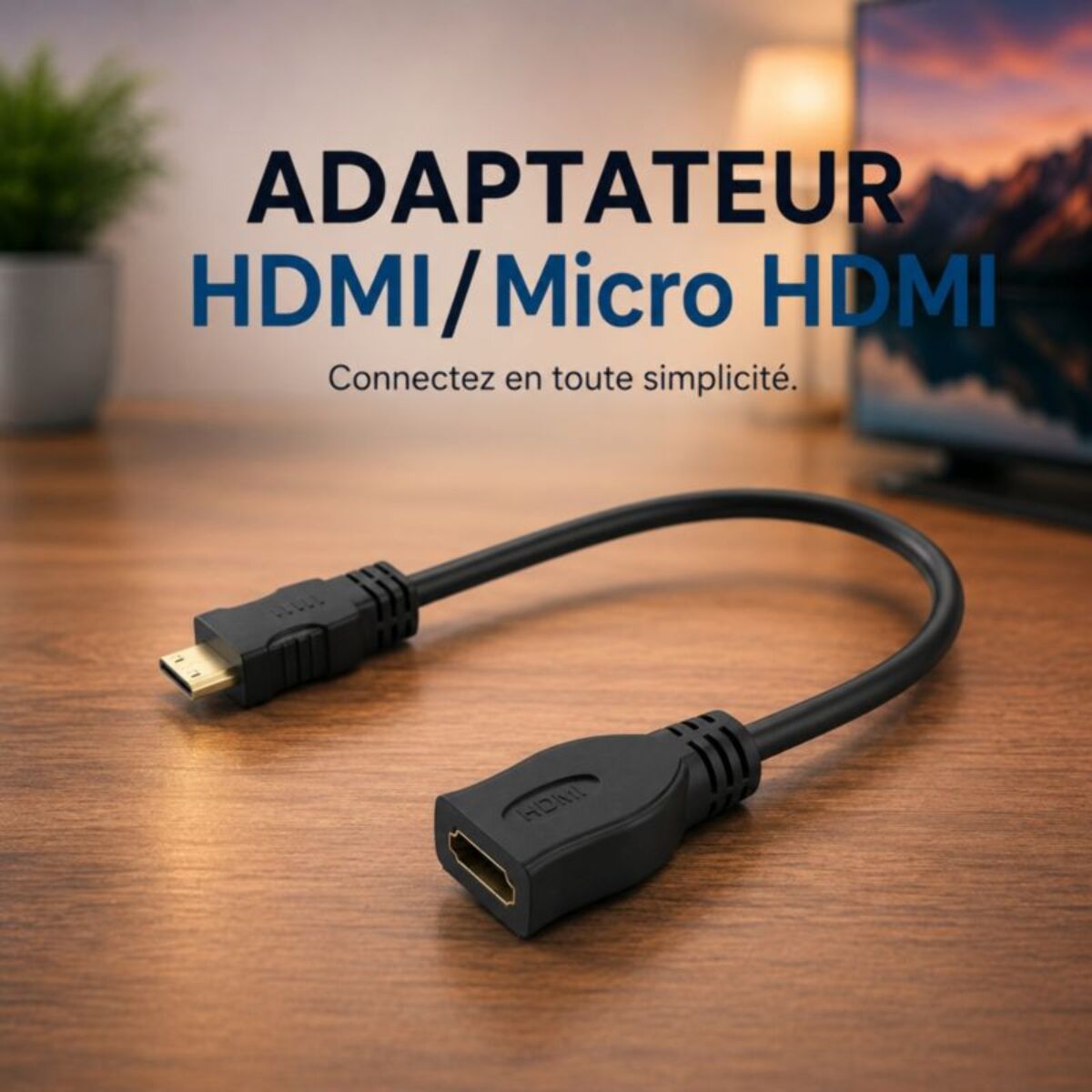 Adaptateur HDMI/Micro HDMI ESSENTIELB HDMI vers micro HDMI