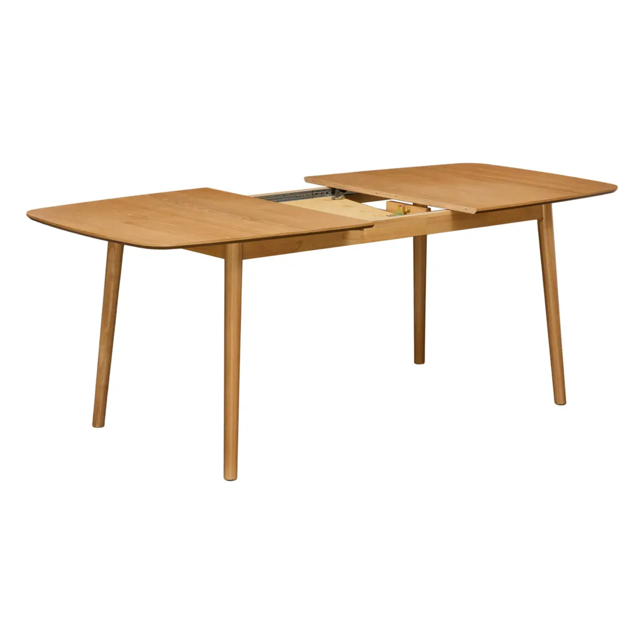Table à manger extensible Tilda rectangulaire 6 places beige