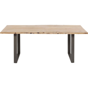 Table Harmony acacia acier Kare Design