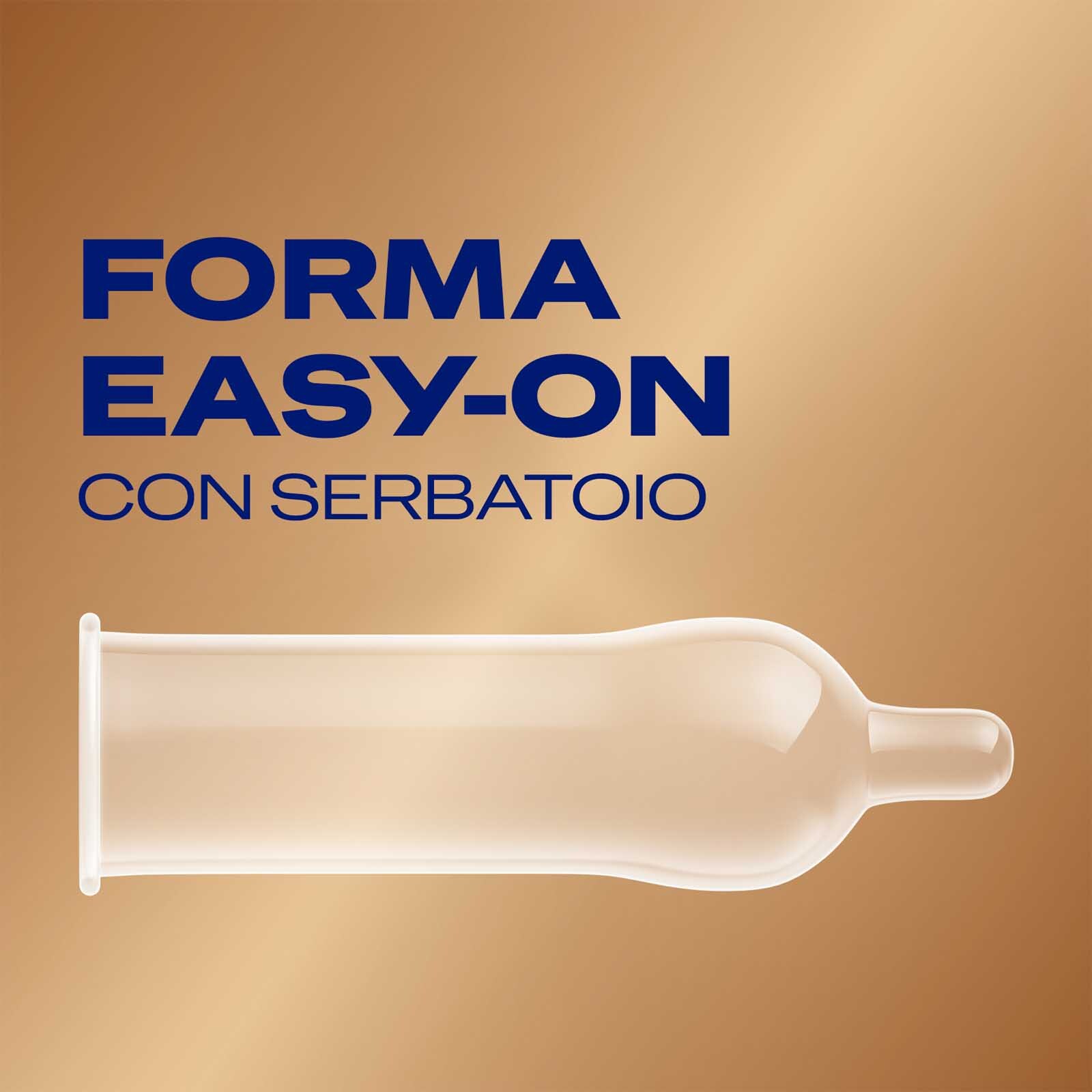 Preservativi Durex Real Feel con Forma Easy-On Senza Lattice - Confezione da 10 Profilattici