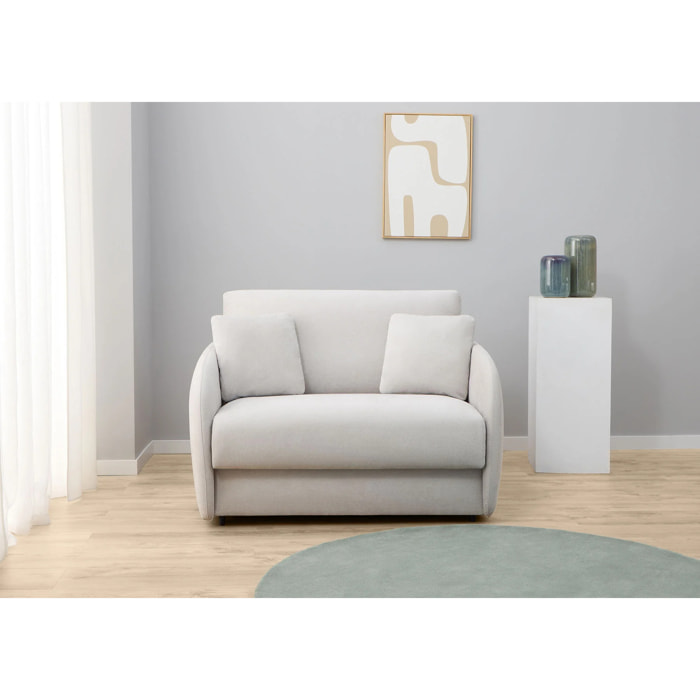 Sofá Cama Compact - Colchón Viscoelástico Individual - Tejido Bobak Antimanchas - Cojines incluídos - Múltiples colores - 5 Años de Garantía