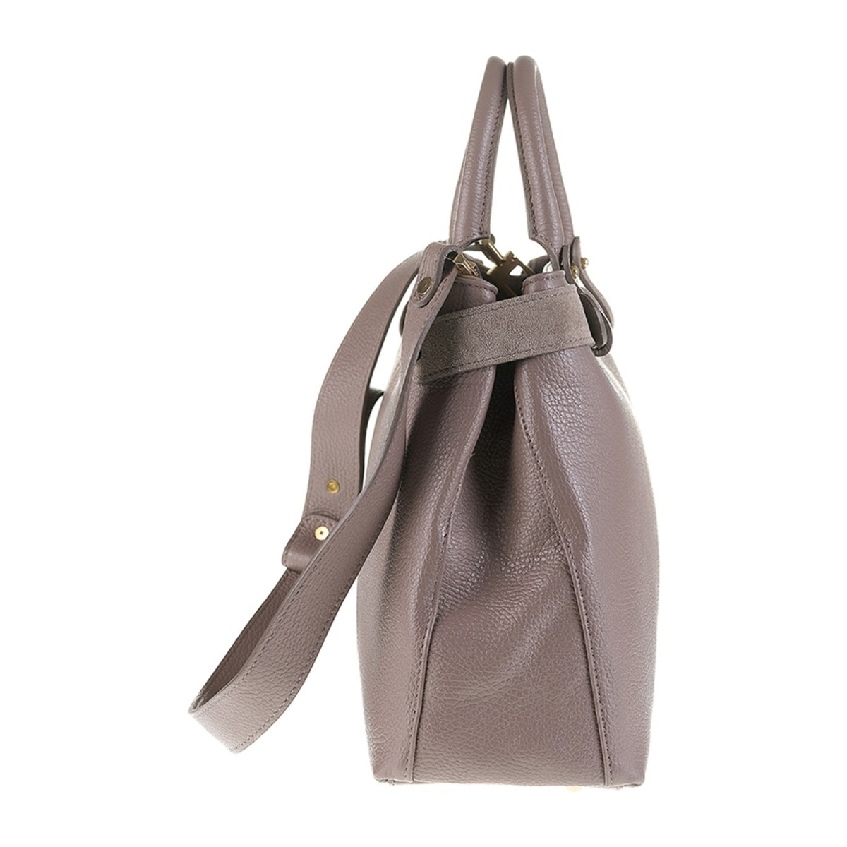 Borsa a mano da donna Made in Italy - Modello Lumina Chic - 100% pelle - 37.0 x 25.0 x 12.0 cm