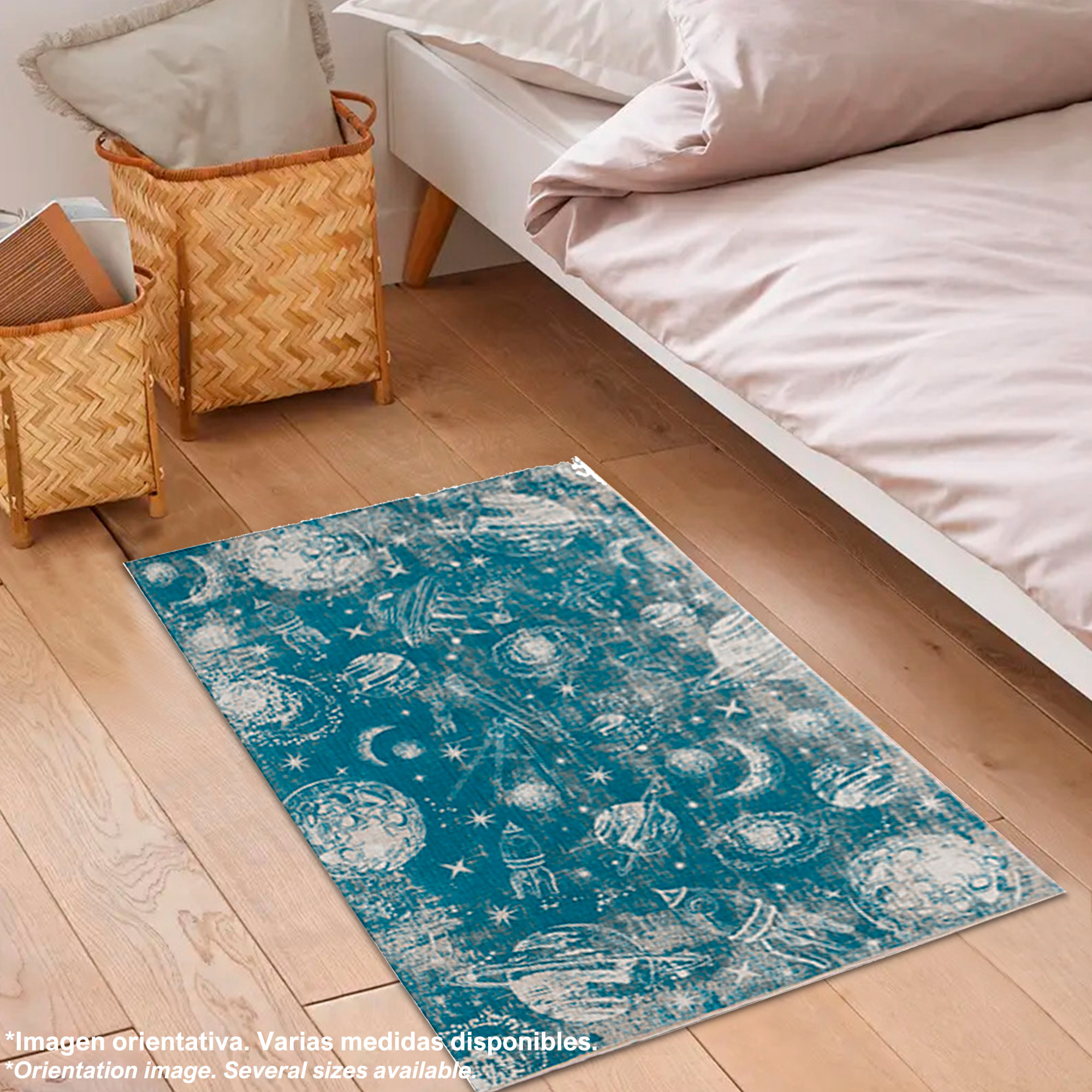 Alfombra de Poliester estampada 60 x 100cm