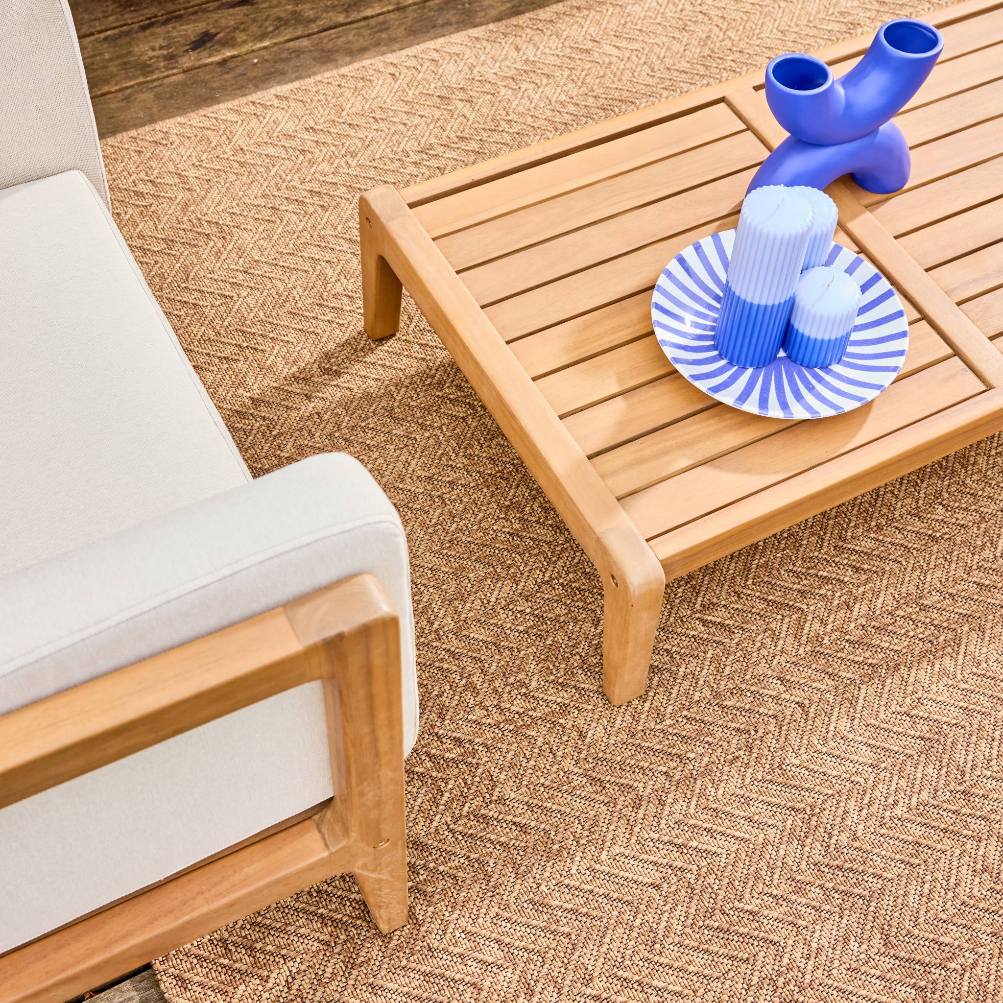 Salon de jardin bois d'acacia 4 places ORUNI