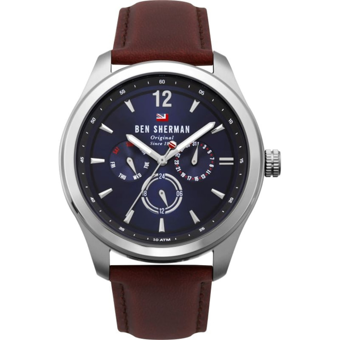 Reloj Ben Sherman WBS112UT Hombre Analogico Cuarzo con Correa de Piel