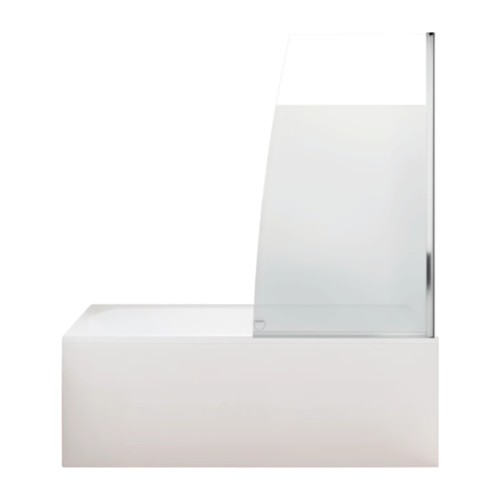 Baignoire droite 180 X 80 Elise acrylique + pare bain volet droite + tablier en niche + vidage