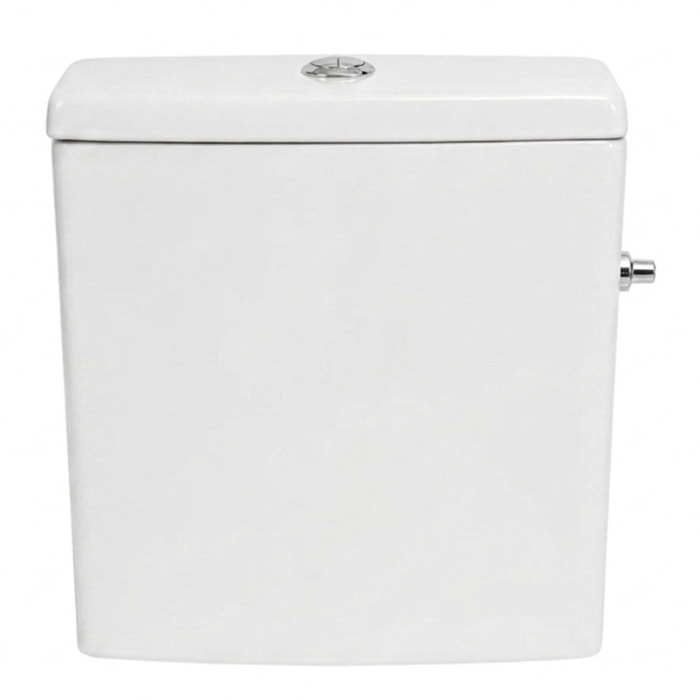 Brevis réservoir de chasse d'eau en céramique pour Combi WC SATBRE32 et SATPRO31, blanc (SATBRE32N)