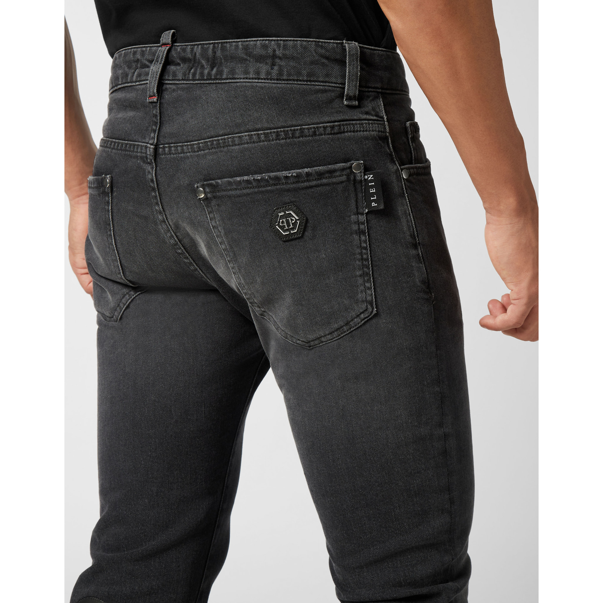 PHILIPP PLEIN Taglio super dritto MONOGRAM